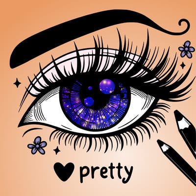 pretty eye