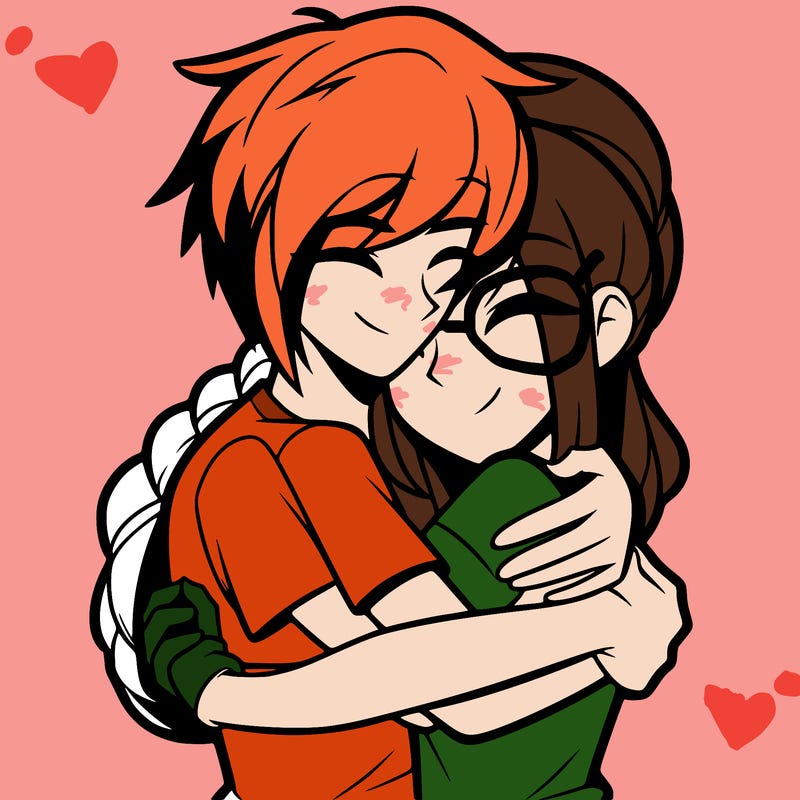 aphmau and kc hugging form aphmau
