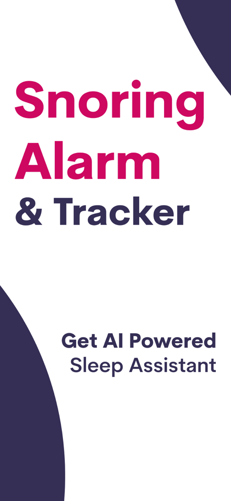 AI Snoring Alarm · Silent Owl - Snoring Alarm and Tracker intro screen with AI sleep assistant tagline