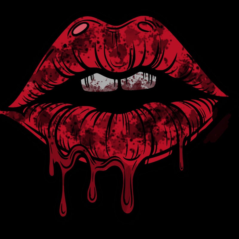 lips that look realistic and drip