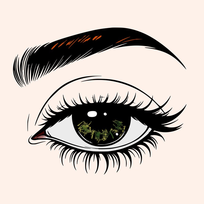 eye closed realistic