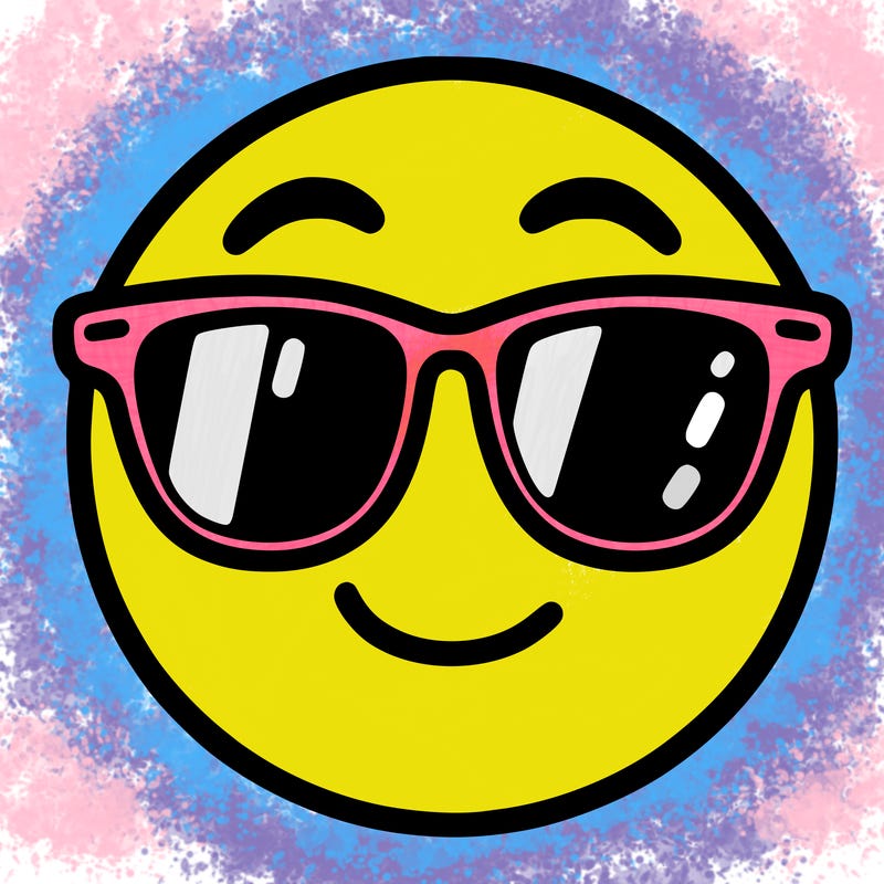 emoji with sunglasses