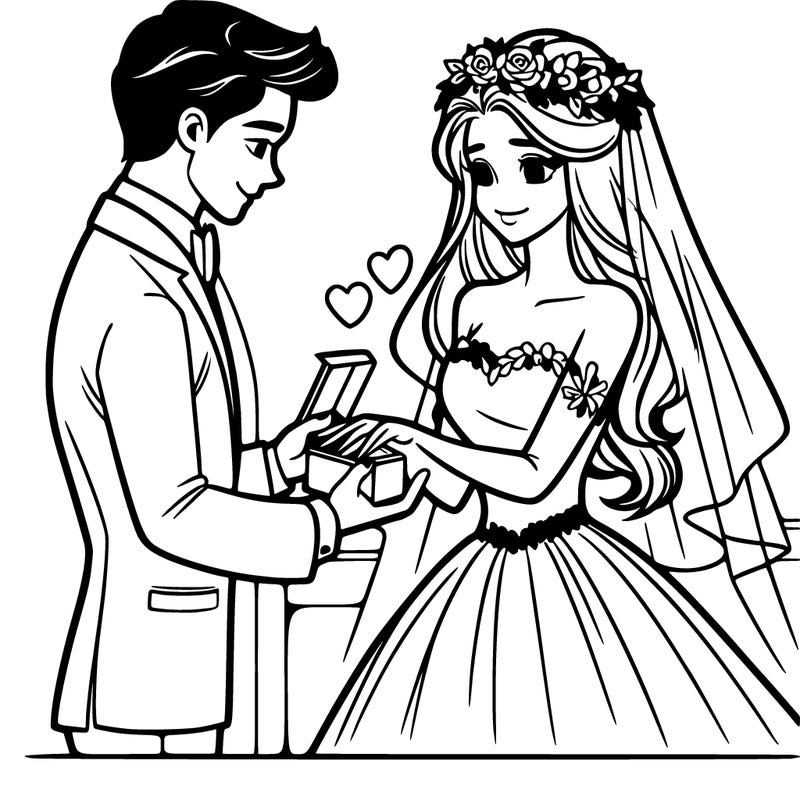 woman getting married