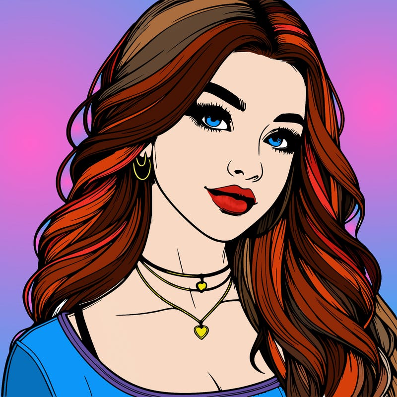 detailed realistic girl