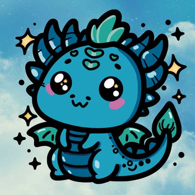 kawaii dragon