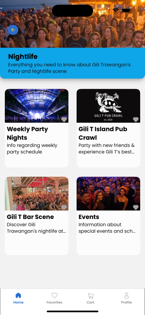 Palmz - Nightlife and party events guide for Gili Trawangan on the Palmz mobile app