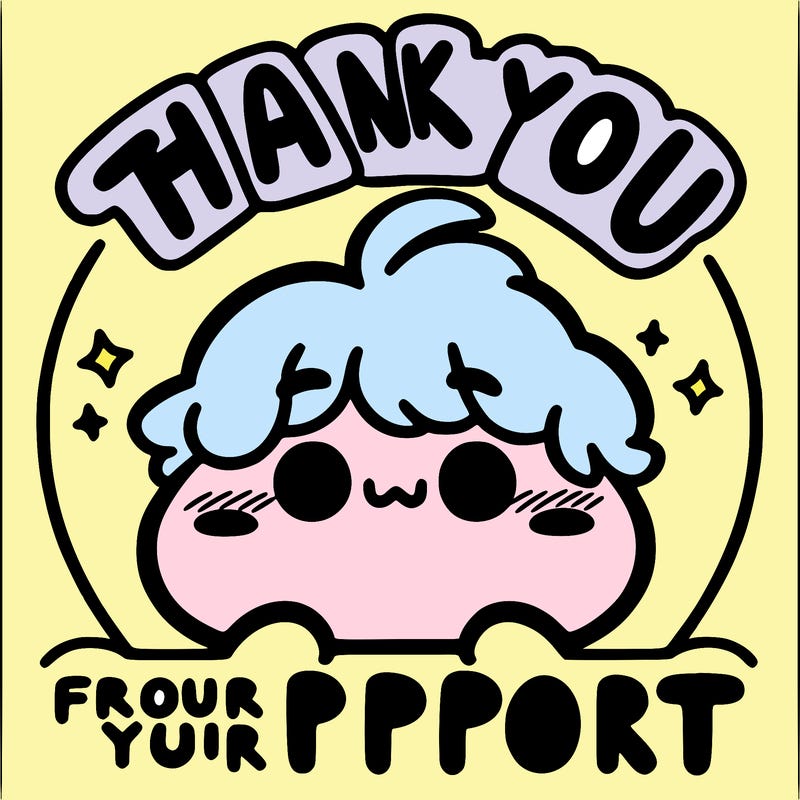thank you for your support