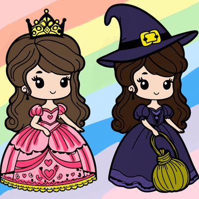 princess as a witch