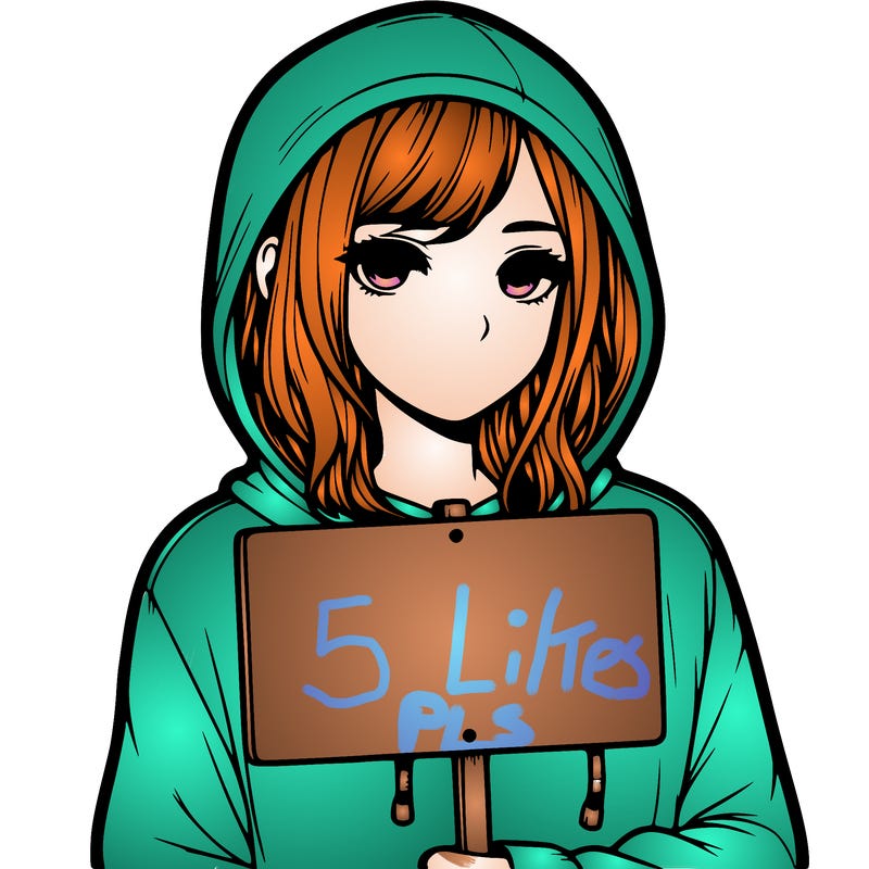 realistic girl with shoulder length hair wearing a hoodie holding a sign