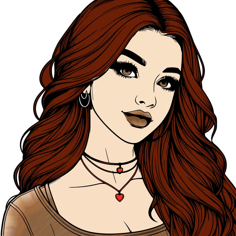 detailed realistic girl