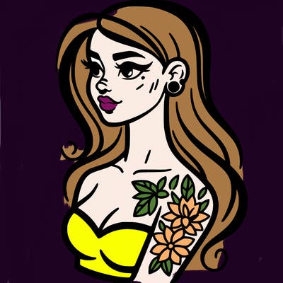 woman tattoo