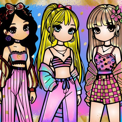 girls with fashion
