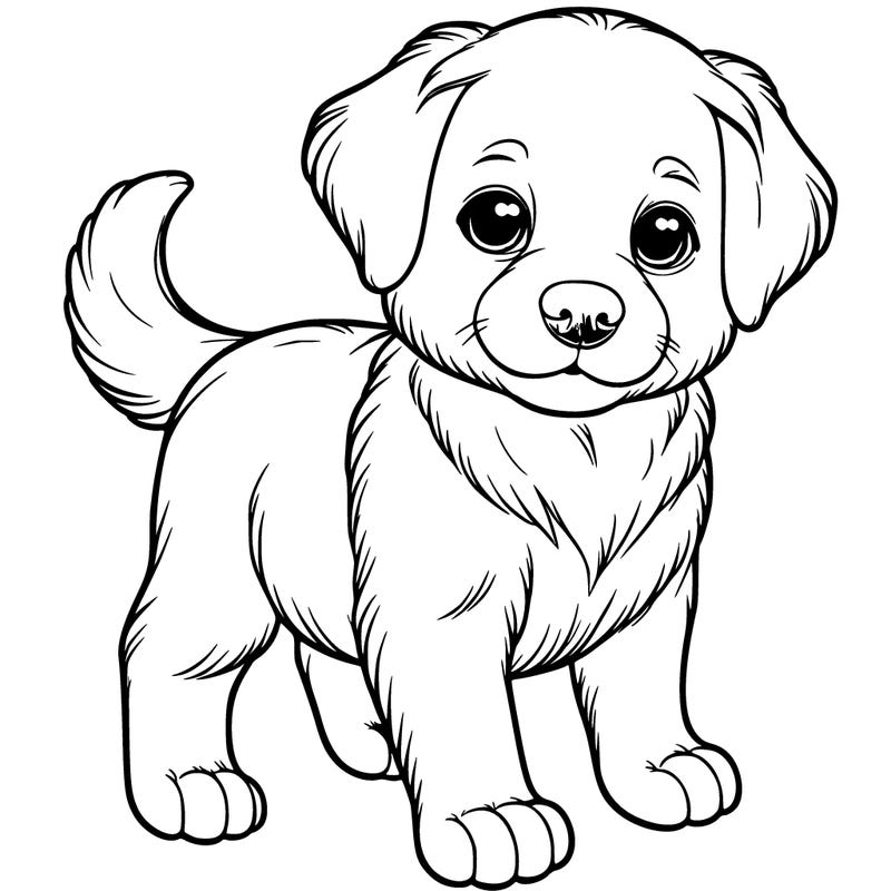 a cute dog that looks realistic