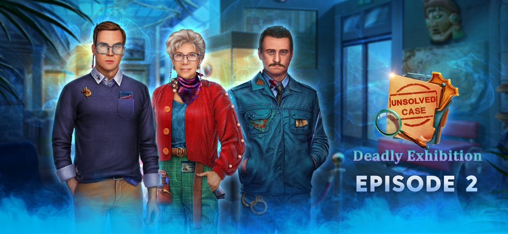 Unsolved Case: Episode 2 - F2P - Personajes principales del juego de detectives Unsolved Case Episodio 2 Deadly Exhibition.