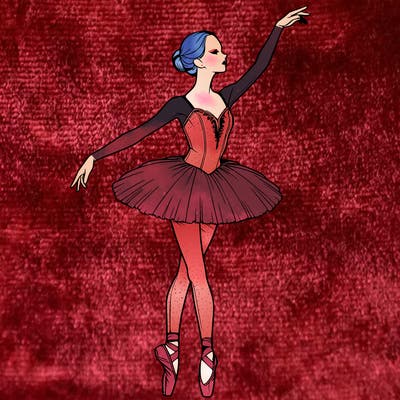 realistic ballerina