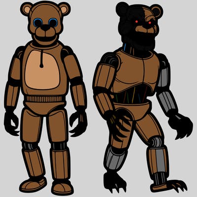 human sized scary horror animatronic bear