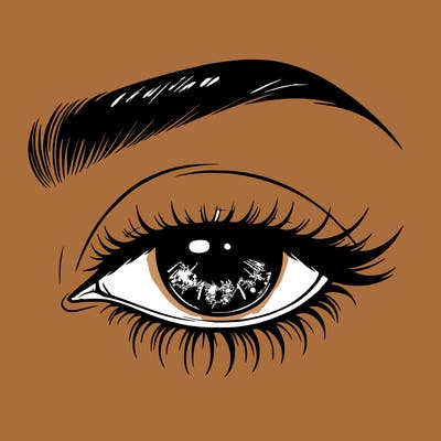 eye closed realistic