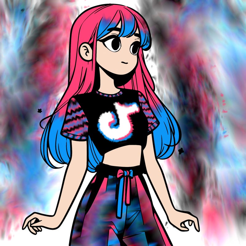 girl in a cute crop top