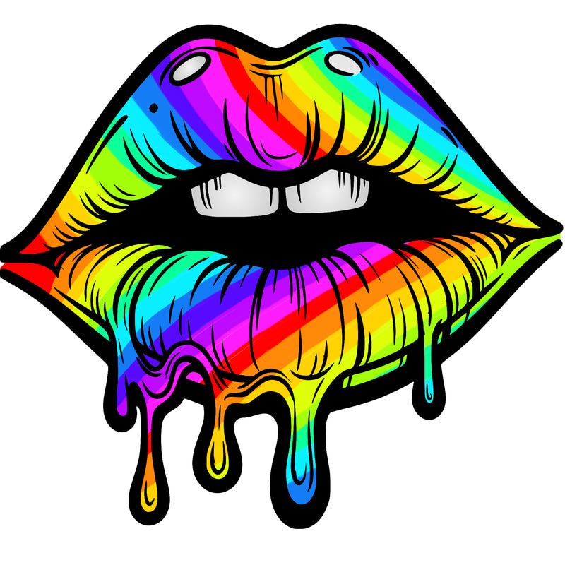 lips that look realistic and drip