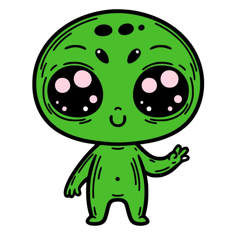 alien cute