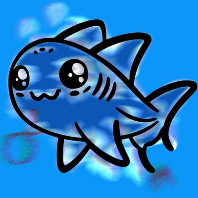 easy cute shark