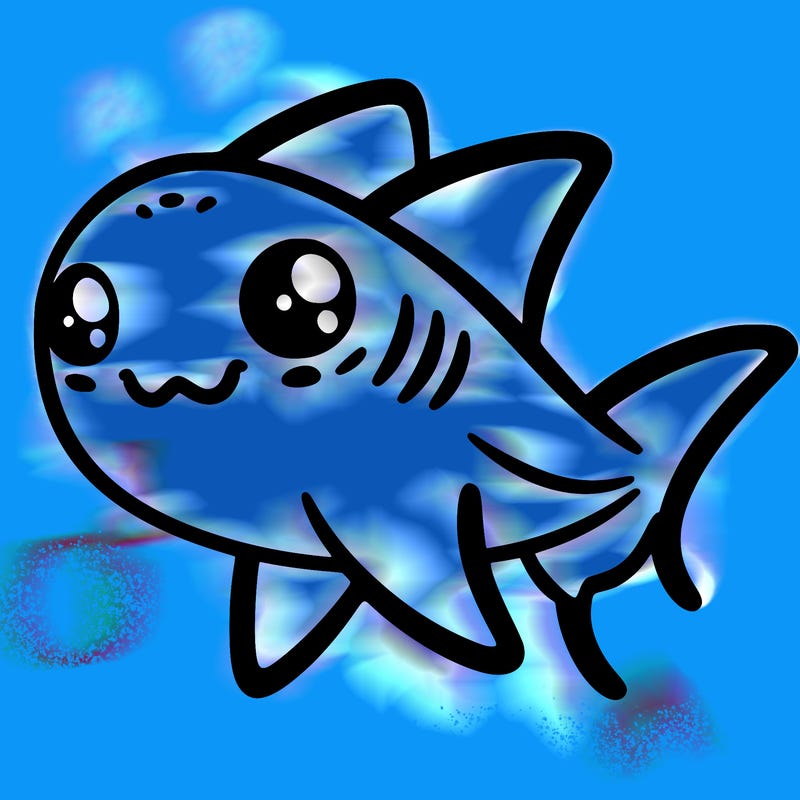 easy cute shark