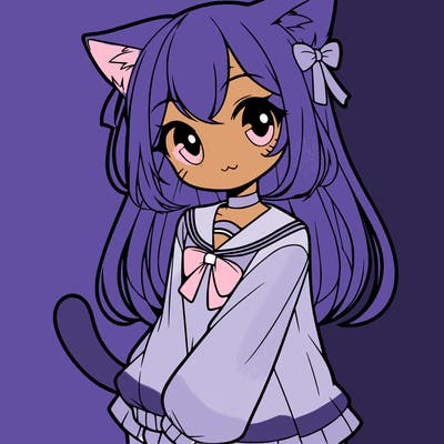 cat anime girl