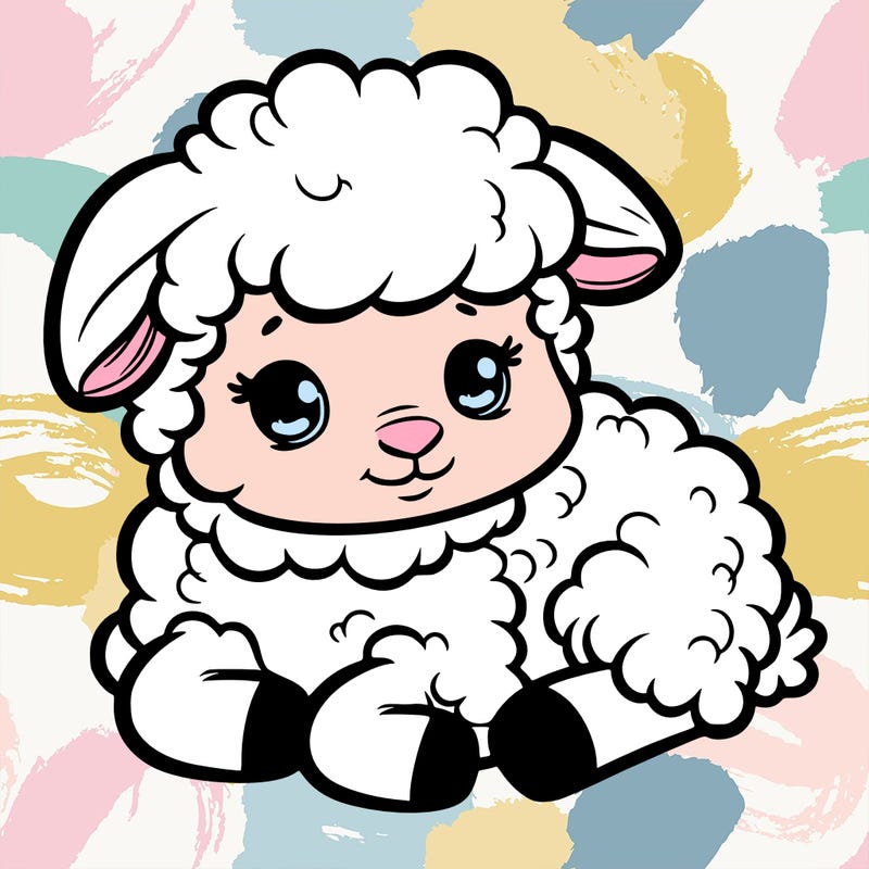 a baby sheep