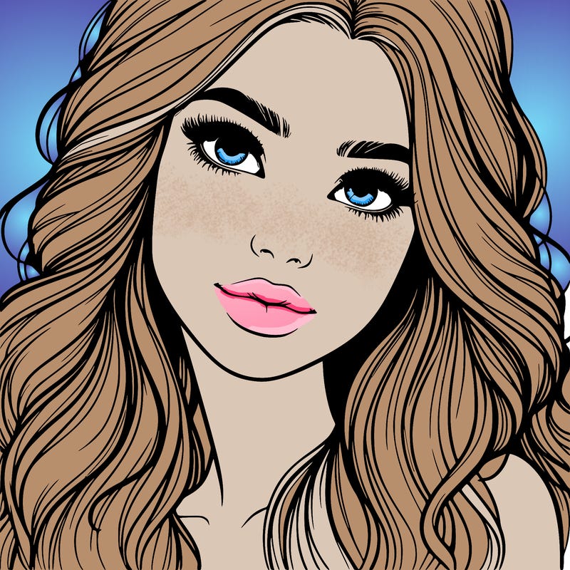 beautiful realistic girl