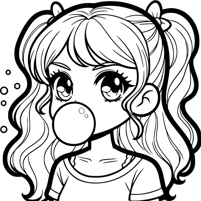 bubble gum girl