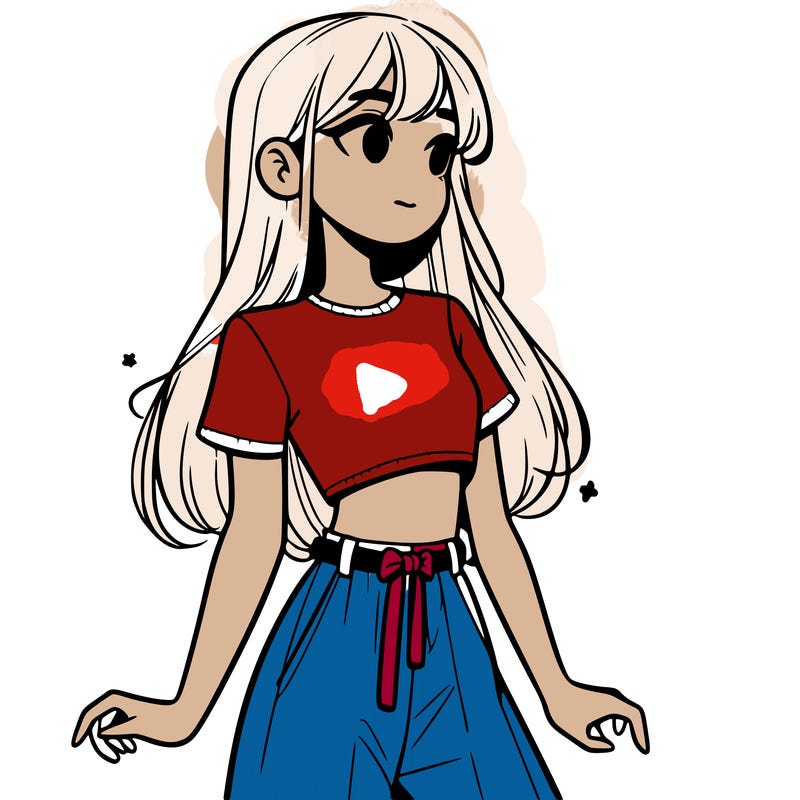 girl in a cute crop top