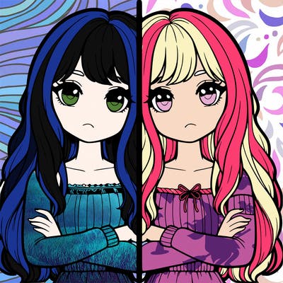 realistic girls split