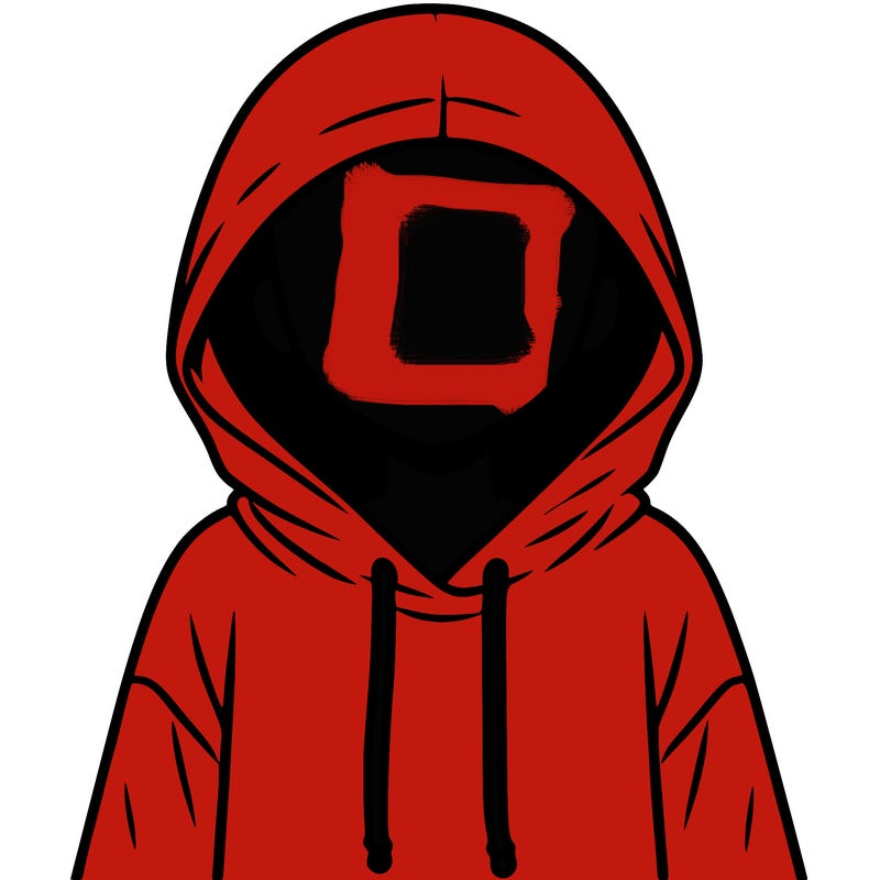 faceless girl in hoodie