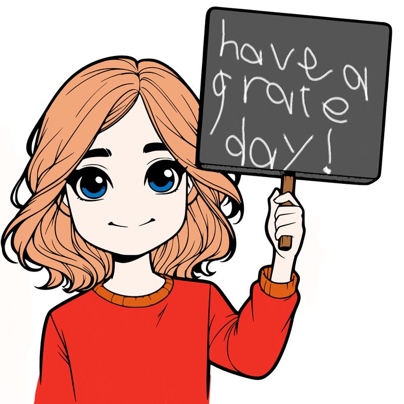 realistic girl holding up a sign