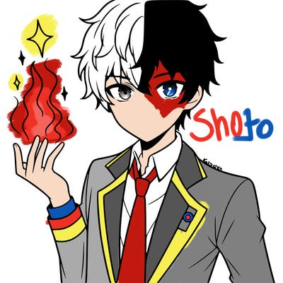 shoto todoroki anime