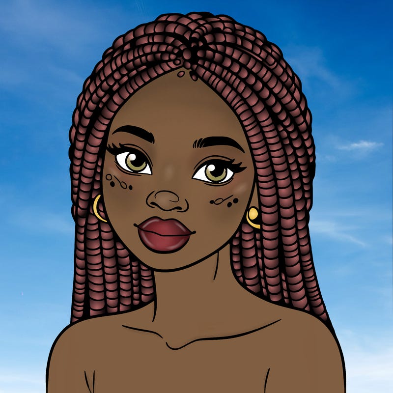 african woman with fulani braids