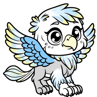 a cute griffin