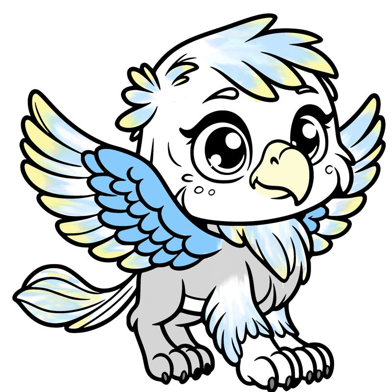 a cute griffin