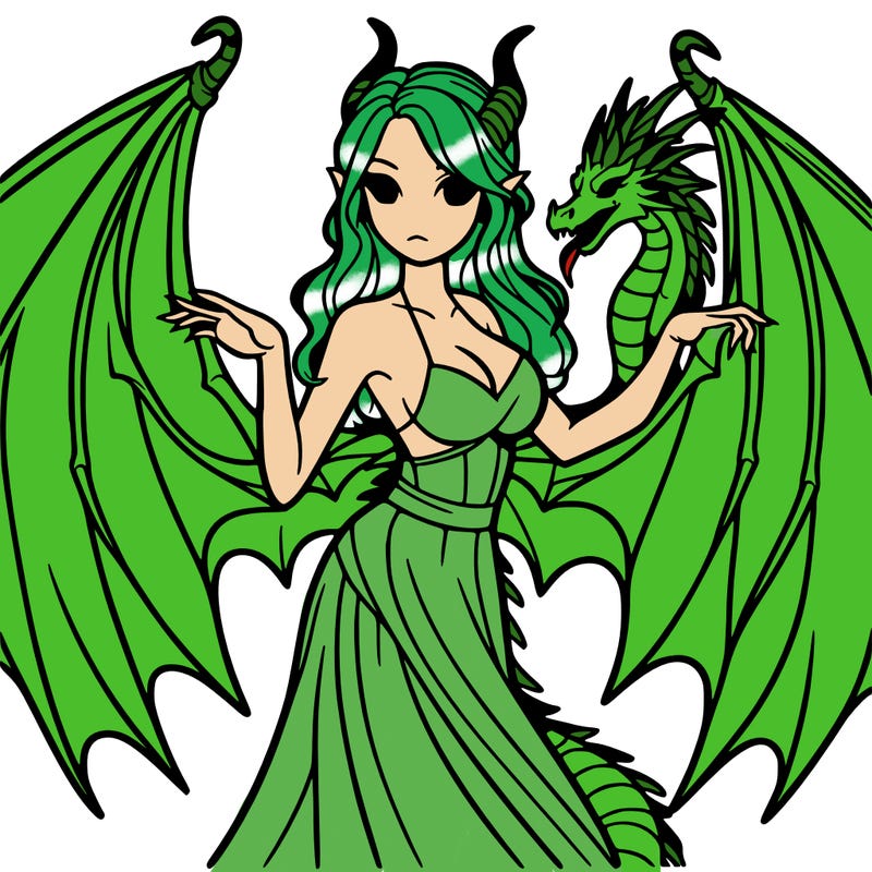 women with dragon wings