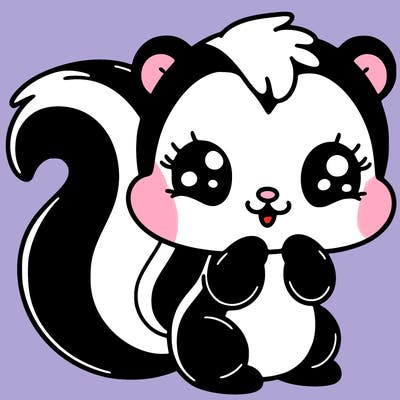 cute skunk 💖