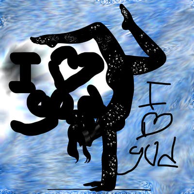 a woman doing a handstand