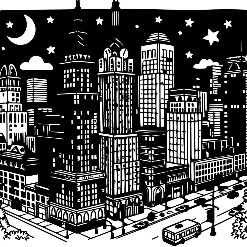 new york city nighttime