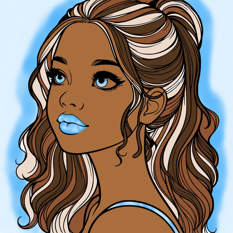 beautiful realistic girl