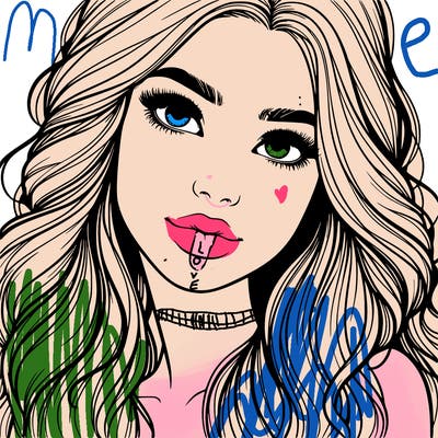 beautiful realistic girl