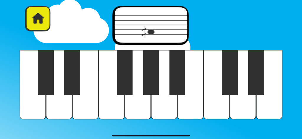Interaktiver Klavier-Bildschirm für Kinder, um Musik und Geräusche auf Deutsch zu lernen