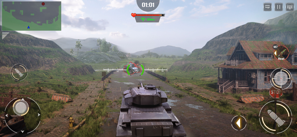 Furious Tank: War of Worlds - Realistic 3D tank combat gameplay in Furious Tank War of Worlds