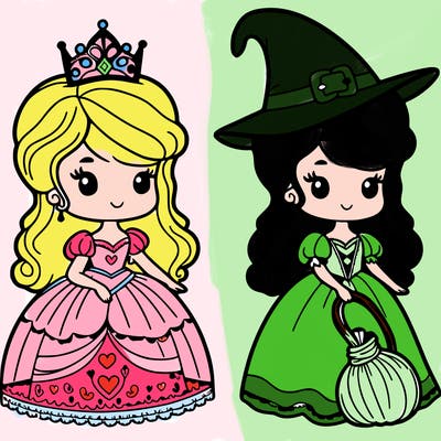 princess as a witch