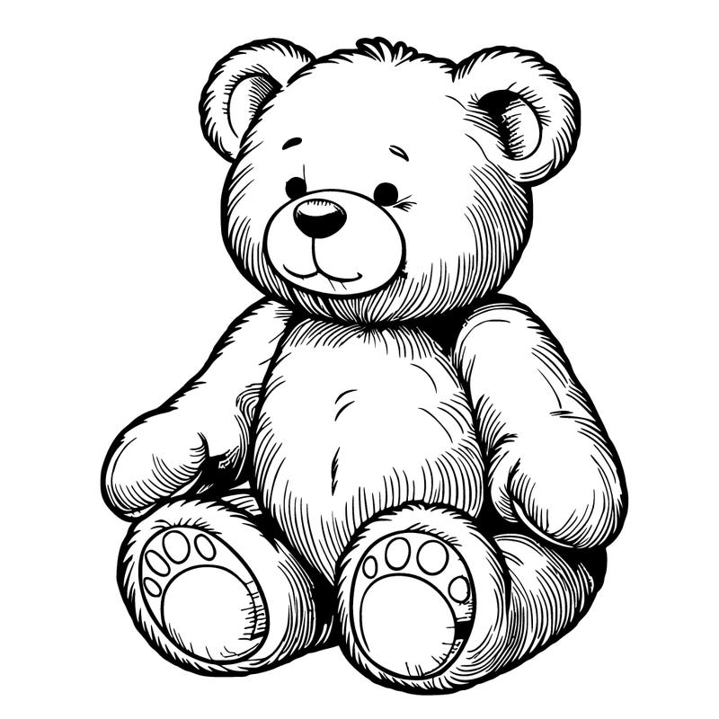 teddy bear, realistic