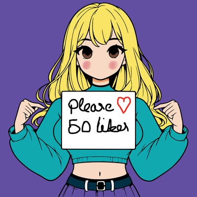 girl holding a blank sign in a long sleeve crop top