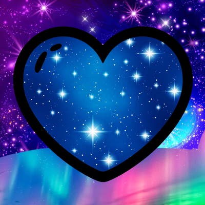 a blank heart